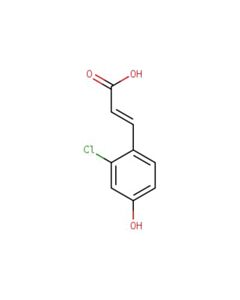 Astatech 2-CHLORO-4-HYDROXYCINNAMICACID; 0.25G; Purity 97%; MDL-MFCD02669929